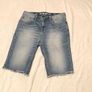 Mossimo supply co blue denim shorts